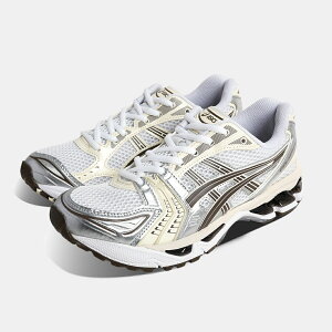 asics GEL-KAYANO 14 WHITE IVORY �A�V�b�N�X �Q�� �J���m �X�j�[�J�[ ( �� �z���C�g �V���o�[ �����j���O �����Y ���f�B�[�X �E�B�����Y 1203A537-111 )