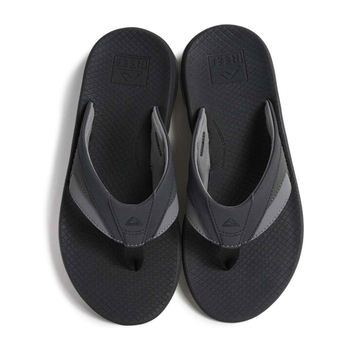 楽天市場】[クーポン＆P2倍]REEF FANNING + SANDAL BLACK GUM リーフ 