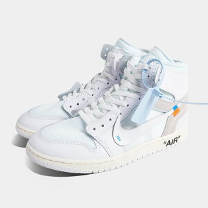 �i�C�L ���@�[�W���A�u���[ �G�A �W���[�_�� �R���{ �X�j�[�J�[ �I�t�z���C�g NIKE × Virgil Abloh Archive AIR JORDAN 1 HIGH OG ALASKA OFF-WHITE THE TEN V.A.A. AA3834-100