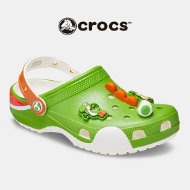 クロックス スーパー マリオ ブラザーズ ヨッシー クラシック クロッグ サンダル crocs x Super Mario Bros Classic Clog YOSSHI ( 任天堂 ニンテンドー グッズ メンズ レディース 212136-90H )