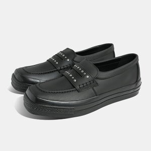 �R���o�[�X �I�[���X�^�[ �X�N�G�A�g�D ���U�[ ���[�t�@�[ �X�j�[�J�[ CONVERSE ALL STAR SQUARETOE LOAFER SA BLACK ( �X�^�b�Y �� �����Y 31318480 )
