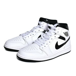 [15܂ł̂őII]NIKE AIR JORDAN 1 MID "WHITE BLACK" iCL GA W[_ ~bh Xj[J[ (  zCg  ubN p_ panda aj1 Y DQ8426-132 )
