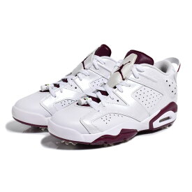 [15時までのご注文で即日発送！！]NIKE ナイキ ジョーダン レトロ ゴルフ スニーカー JORDAN RETRO 6 GOLF NRG "White Bordeaux" ( 白 ホワイト AJ6 ゴルフシューズ メンズ DV6796-116 )