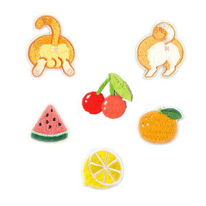 マスクやショール、ポーチにマイマーク。アイロンでくっつける刺繍ワッペン。 アップリケ 手芸 デコレーション 体操着 バッグ 保育園 幼稚園