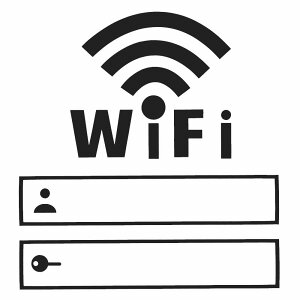 20���̓|�C���g2�{���Q�X�g�pWi-Fi�����m����J�b�e�B���O�V�[�g�B�����50x37cm�ŉ�����OK�B ���� LAN WLAN GUEST �Q�X�g ���m �u�� �C�x���g��� �̈�� ��L��