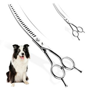 トリミング シザー ト 大型犬 カーブ 犬用 ハサミ コーム ペット用品 簡単 おしゃれ 小型犬 中型犬 グッズ 毛取り 抜け毛 持ち運び ミングハサミ トリ カットハサミ 犬用 シザー はさみキット