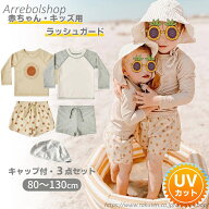 【送料無料】水着 男の子 セパレート キッズ ラッシュガード水着 上下セット 赤ちゃん ベビースイミング …