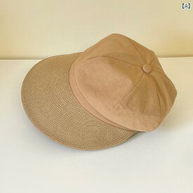 夏 カジュアル 多 用途 継ぎ 麦わら ひさし 帽子大きな つば ファッショナブルな 八角形 帽子 女性の 日よけ 帽子 騎士の 帽子