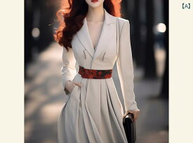 ワンピース ワンピ ロング 高級 ドレス ロング スカート 春 フォーマルシーン 白 スーツ ドレス sシンプルでおしゃれな