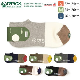 ★期間限定！最大15％OFFクーポン対象★【送料無料】rasox(ラソックス) 靴下 ソックス コットンリネン・スニーカー メンズ レディース 男性用 女性用 日本製 (ca191sn01)