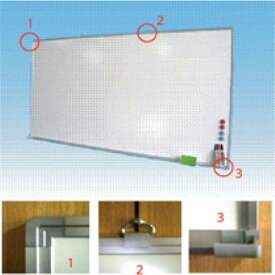 ホワイトボード 無地 壁掛け 白 国産 180cmx90cm 法人様限定 ホーロー仕上げ
