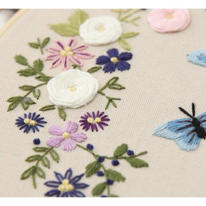 楽天市場】刺繍キット 刺繍材料セット 工芸 DIY 刺繍ツール 初心者 簡単 立体な刺繍へ 刺繍枠 刺繍 花柄 手芸 図案 送料無料 : アルシオン二号店 楽天市場】刺繍キット 刺繍材料セット 工芸 DIY 刺繍ツール 初心者 簡単 立体な刺繍へ 刺繍枠 刺繍 花柄 手芸 図案 送料無料 : アルシオン二号店
