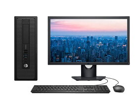 ポイン最大43.5倍!　HP デスクトップPC 600G1/800G1 /22インチ液晶セット/正規版Office付き/メモリ:4GB/大容量HDD:500GB/Windows10/第4世代Core i3/DVDドライブ/ZEROセキュリティソフト搭載/有線キーボード&マウス標準搭載/中古デスクトップPC デスクトップパソコン