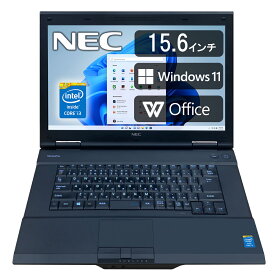 ノートパソコン 中古 Office付き メモリ4GB 新品SSD128GB win11 ウィンドウズ11 Windows11 Pro NEC VersaPro VKシリーズ 第4世代Core-i3 15.6型 中古パソコン 中古ノートパソコン
