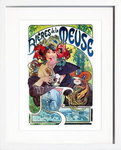 【ライセンスプリント】アルフォンス ミュシャ リトグラフ 絵画 ポスター グッズ アート 絵 版画 複製画 作品 シルクスクリーン アートパネル アートポスター アートフレーム インテリア フ