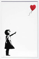 楽天市場】バンクシー 絵画 風船と少女の通販