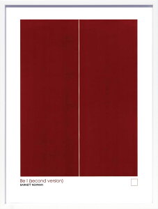 【ライセンスプリント】バーネット ニューマン 絵画 ポスター アートパネル モダン アート 絵 複製画 版画 抽象画 作品 リトグラフ シルクスクリーン アートフレーム インテリア フレーム付