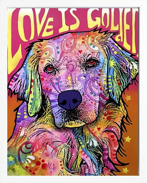 楽天市場】ディーン・ルッソ 犬 猫 動物 アートパネル アートポスター 