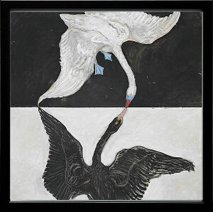 【ライセンスプリント】ヒルマ アフ クリント ポスター アート 絵 リトグラフ 版画 複製画 作品 シルクスクリーン アートパネル アートポスター アートフレーム インテリア フレーム付き 抽