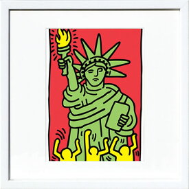キース ヘリング 絵 ポスター グッズ アートパネル アート ポスター アートフレーム インテリア 北欧 おしゃれ 額 入り タペストリー 壁掛け インテリアアートパネル ポップアート 絵画 インテリア 抽象画 ポスター ウォールアートキース・ヘリング Statue of Liberty