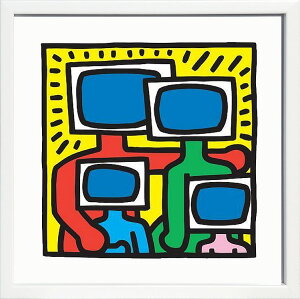 【ライセンスプリント】キース ヘリング 絵画 絵 商品 ポスター グッズ 複製画 版画 作品 リトグラフ シルクスクリーン アートパネル アートポスター ポップ アート アートフレーム インテ