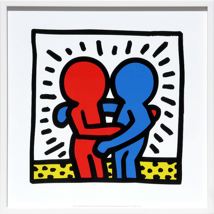 楽天市場】【ライセンスプリント】キース ヘリング 絵画 絵 商品 