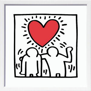 【ライセンスプリント】キース ヘリング 絵画 絵 商品 ポスター グッズ 複製画 版画 作品 リトグラフ シルクスクリーン アートパネル アートポスター ポップ アート アートフレーム インテ
