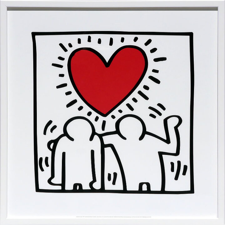 楽天市場】【ライセンスプリント】キース ヘリング 絵画 絵 商品 
