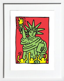 キース ヘリング 絵 ポスター グッズ アートパネル アート ポスター アートフレーム インテリア 北欧 おしゃれ 額 入り タペストリー 壁掛け インテリアアートパネル ポップアート 絵画 インテリア 抽象画 ポスター ウォールアートキース・ヘリング Statue of Liberty