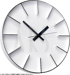 壁掛け時計 掛け時計 ウォールクロック Lemnos レムノス アズミ edge clock ホワイト 電波時計ではありません おしゃれ シンプル 北欧 モダン デザイナーズ アンティーク 高級 かわいい インテリ