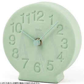 壁掛け時計 掛け時計 ウォールクロック Lemnos レムノス 奈良 雄一 珪藻土の時計 グリーン 電波時計ではありません おしゃれ シンプル 北欧 モダン デザイナーズ アンティーク 高級 かわいい インテリア ギフト プレゼント 贈答品 新築祝い