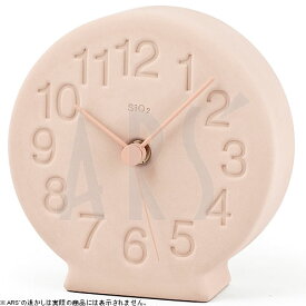 壁掛け時計 掛け時計 ウォールクロック Lemnos レムノス 奈良 雄一 珪藻土の時計 ピンク 電波時計ではありません おしゃれ シンプル 北欧 モダン デザイナーズ アンティーク 高級 かわいい インテリア ギフト プレゼント 贈答品 新築祝い