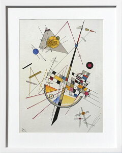 【ライセンスプリント】ワシリー カンディンスキー ポスター モダン アート 絵画 絵 複製画 版画 作品 リトグラフ シルクスクリーン アートパネル アートポスター インテリア フレーム付き