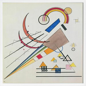 【ライセンスプリント】ワシリー カンディンスキー ポスター モダン アート 絵画 絵 複製画 版画 作品 リトグラフ シルクスクリーン アートパネル アートポスター インテリア フレーム付き