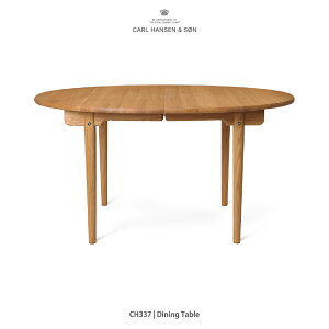 iKij CH337 Dining Table I[N ICdグ 140x115cm ȉ~` L nXJ.EFOi[ Hans J. Wegner CarlHansenSon J[EnZT FSCF lC kƋ f}[N Vv K