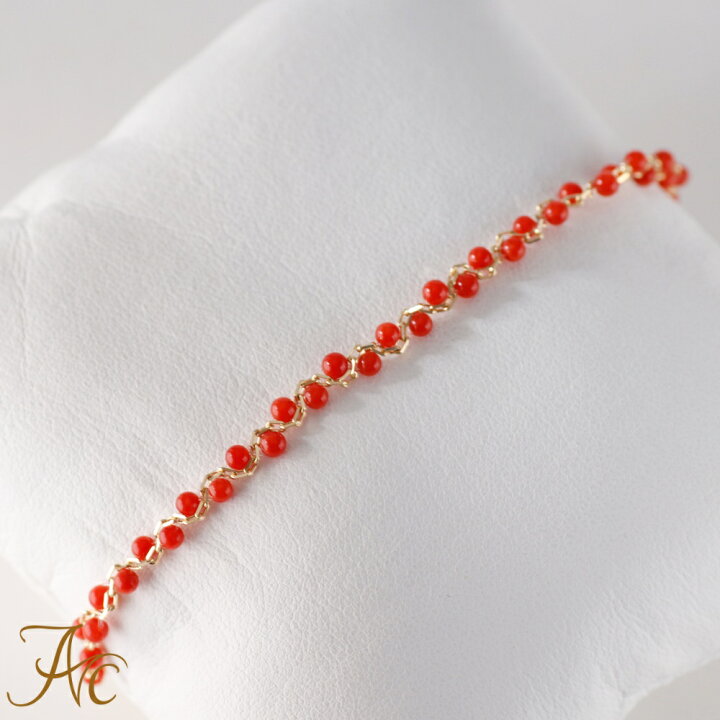 楽天市場】≪送料無料≫ 赤珊瑚K18 上品 希少 貴重 大人 女性  