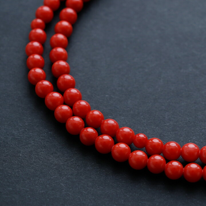 日本美術 時代物 本珊瑚 数珠 緒玉 珊瑚玉 赤珊瑚 ネックレス まとめ  