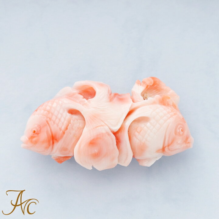 楽天市場】≪マラソン10%OFFクーポン≫ ピンク珊瑚 金魚 帯留め  