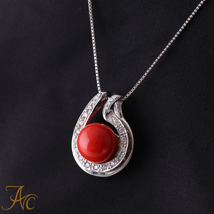 楽天市場】≪1年保証付き≫日本 高知県産 血赤珊瑚11ミリ玉プラチナ  