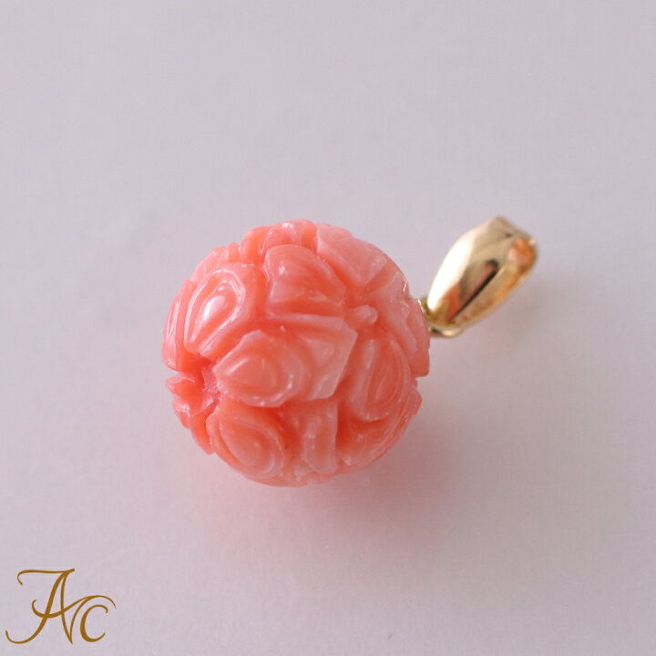 楽天市場】≪マラソン5%OFFクーポン≫ピンク珊瑚 桜彫 ネックレス  