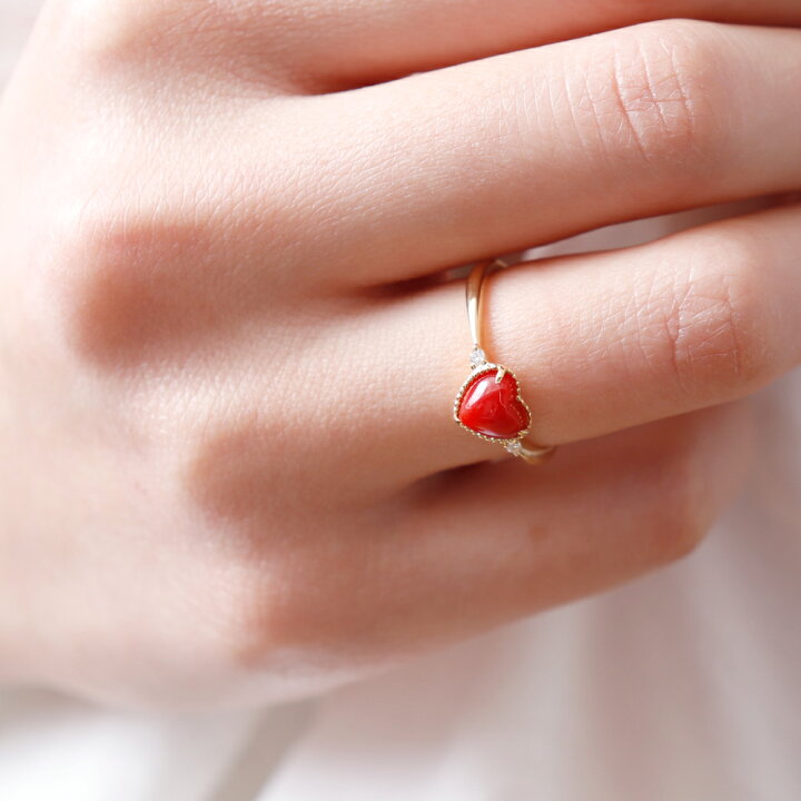 楽天市場】≪マラソン10%OFFクーポン≫日本産血赤珊瑚 高知県産 ハート  