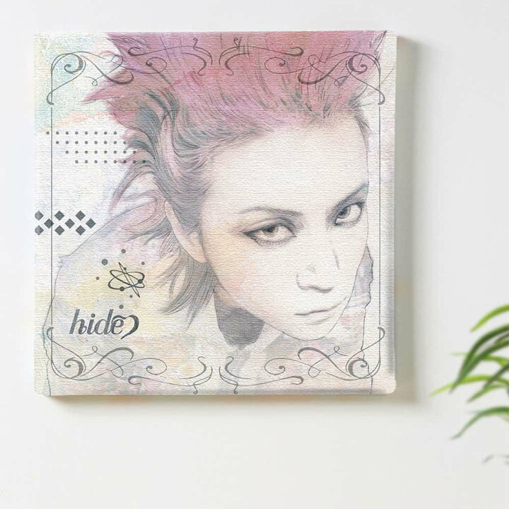 楽天市場】XJAPAN hide ヒデのインテリア用アートパネル ファブリック 