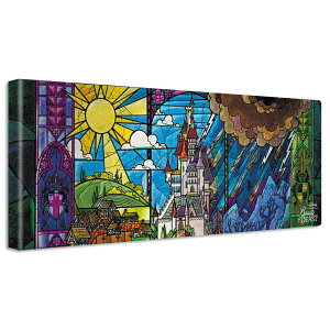 【レビューで10%OFFクーポン】【ディズニー】【返品交換保証】【アートデリ】美女と野獣のウォールデコ インテリア ベル アート ディズニー ワイドサイズファブリック 30cm×78.5cm ワイドサ