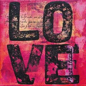 �y�A�[�g�f���zLOVE���`�[�t�̕Ǌ|���A�[�g �C���e���A �G�� �A�[�g ���b�h typo-1702-03 �t�@�u���b�N �p�l�� �|�X�^�[ �{�[�h �Ǌ|�� �A�[�g �G ������� �C���e���A ���� 30cm×30cm M�T�C�Y �y��