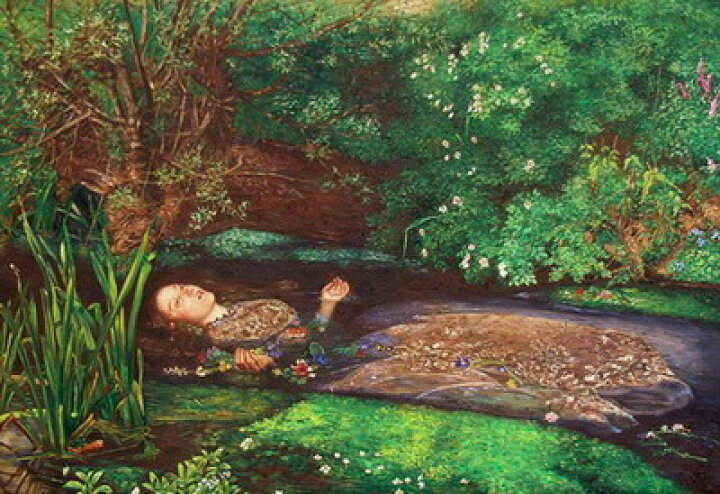 楽天市場】特価油絵 ミレイの名作_オフィーリア ma257 : 絵画制作専門 