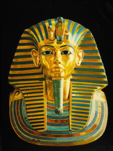 漆絵 ツタンカーメン王の黄金のマスク・額付 NH108B