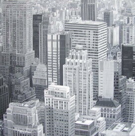 特価油絵 マンハッタンの摩天楼 1　ma584