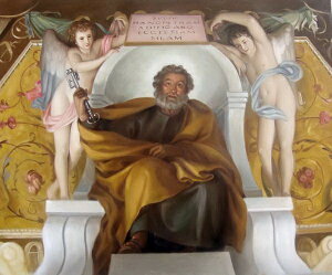 油絵 天国への鍵 MA664