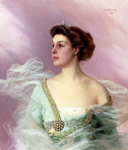 ���G Vittorio Matteo Corcos_���f�B�̏ё��@MA1189