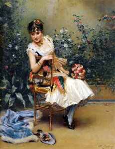 G Raimundo de Madrazo y Garreta_ Ԃɂ鏗@MA1631